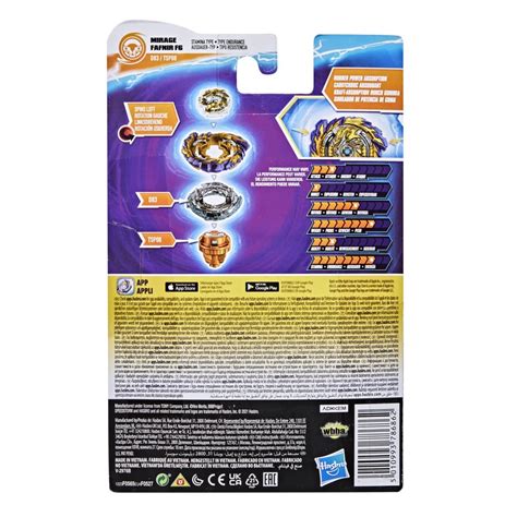 Buy Beyblade Burst Surge Speedstorm Mirage Fafnir F6 Spinning Top ...
