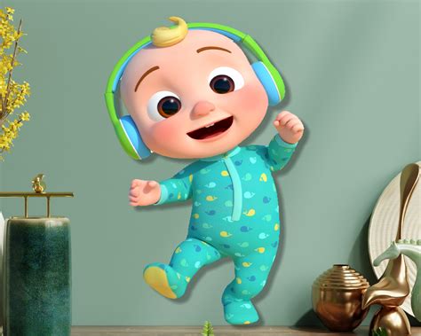 Coco Melon theme boy With Headphones Cutout | Birthday Party Supplies ...