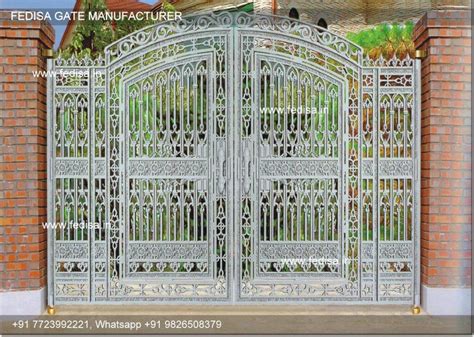 Steel Gate Design For Home Lohe Ka Gate Ka Design Sliding Gate Design ...