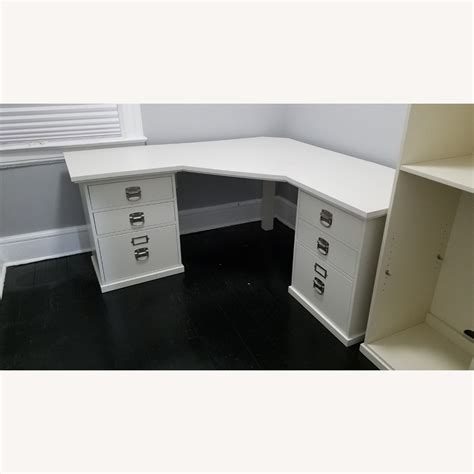 Pottery Barn Corner Desk - AptDeco