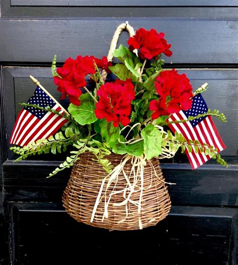 American Flag Facts | Memorial day door decorations, Patriotic flower ...