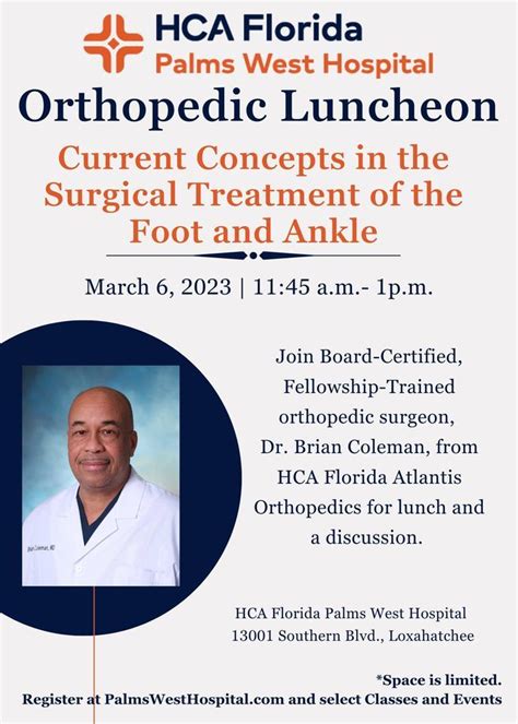 Lunch & Learn- Current Concepts in the Surgical Treatment of the Foot ...