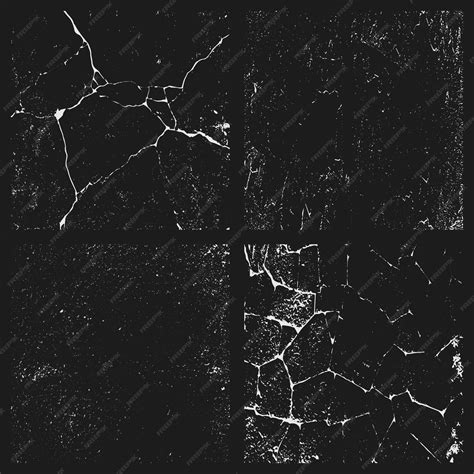 Premium Vector | Retro grunge textures collection white grunge ...