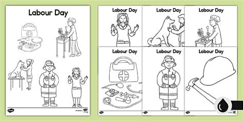 Labour Day Colouring Pages | Twinkl | CA