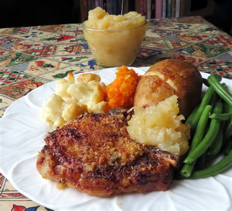 Pork Chops & Applesauce | The English Kitchen