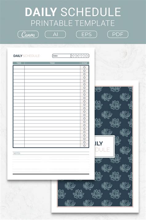Free Printable Time Schedule 的图像结果