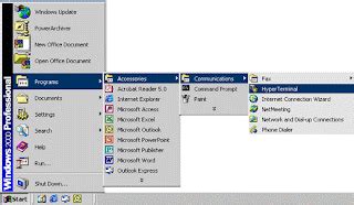 How to Open HyperTerminal 的图像结果