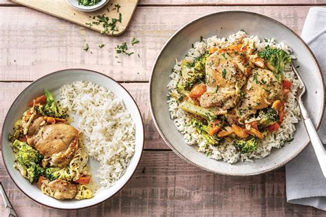 Chicken & Vegetable Rice Bowl Recipe | HelloFresh