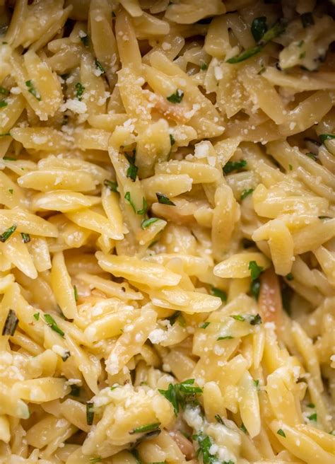 Parmesan Orzo - Parmesan Orzo Side Dish Recipe