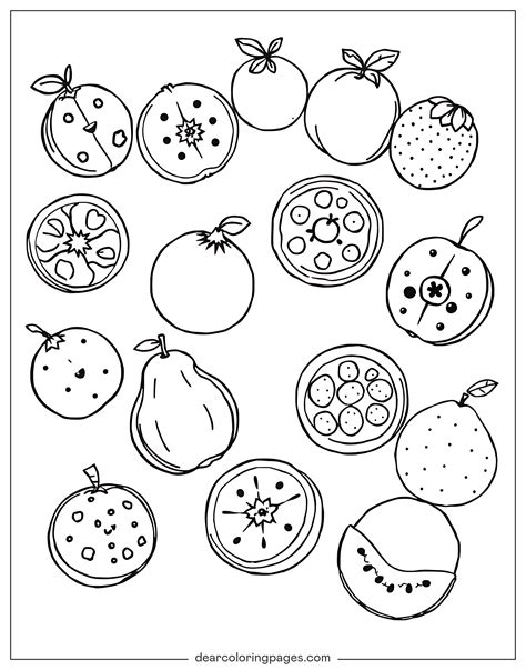 Fruits Coloring Pages - 18 Free Printable Coloring Pages