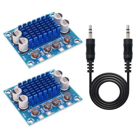 Buy DAOKI 2PCS XH-A232 30W+30W Audio Amplifier Board DC 8-26V 3A Dual ...