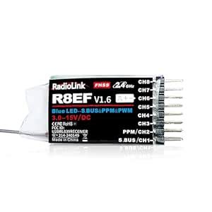 Buy Radiolink R8Ef 2.4G 8 Channels Rc Receiver Support S-Bus/Ppm/Pwm ...