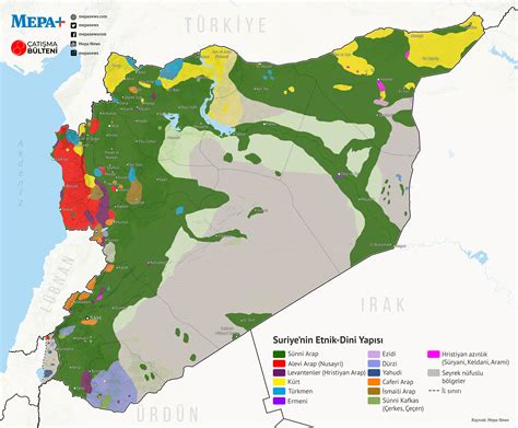 Syria ethnic and religious map