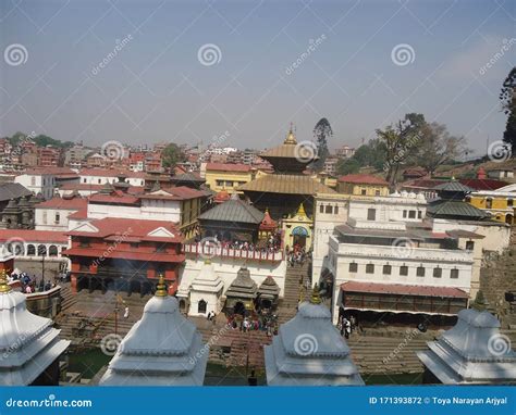 Pashupati Nath Temple of Nepal Stock Photo - Image of build, crossing ...