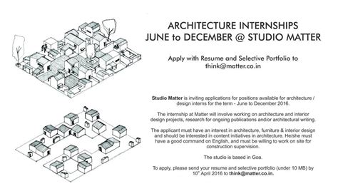 Architecture Internships | MATTER
