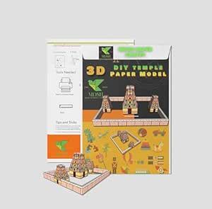 DIY South India Temple Gopuram 3D Paper Model : Amazon.in: Toys & Games