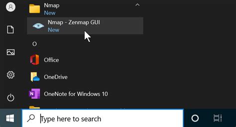 Nmap User Interface 的图像结果