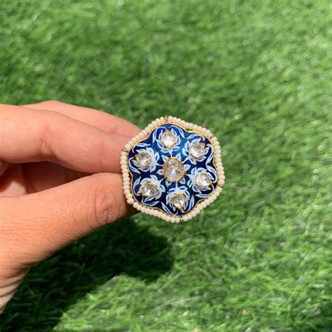 Firoza Polki Ring – Zeeya Luxury Jewellery