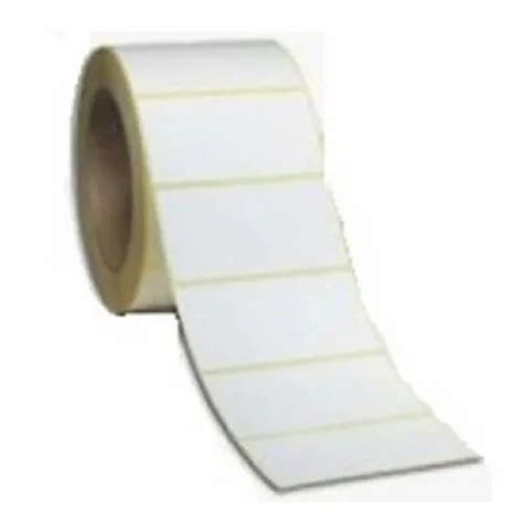 Chromo Paper Labels - 50x25mm Chromo/Paper Label, 2 UP, 1 Roll of 4000 ...