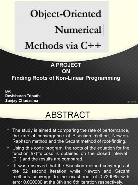 Image result for Numerical Methods Introduction Poster