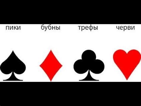 Что означают карточные масти - YouTube