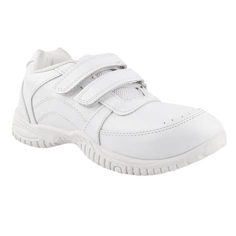 FUEL Comfortable & Breathable School Shoes for Kids in White (Fun-Gola ...