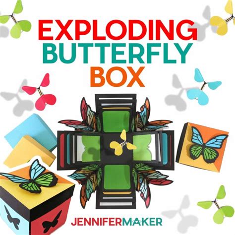 Image result for Exploding Butterfly Gift Box Making