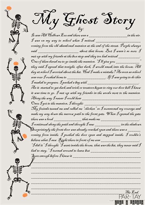 Free printable mad libs halloween, Download Free printable mad libs ...
