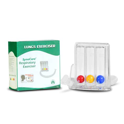 3 Ball Spirometer | Lung Exerciser | Respiratory Exerciser | Breathing ...