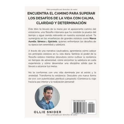 Spanish Edition Ollie Snider El Camino del Estoico: Cómo Aplicar el ...