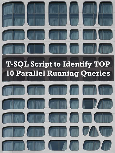 Parallel in SQL 的图像结果