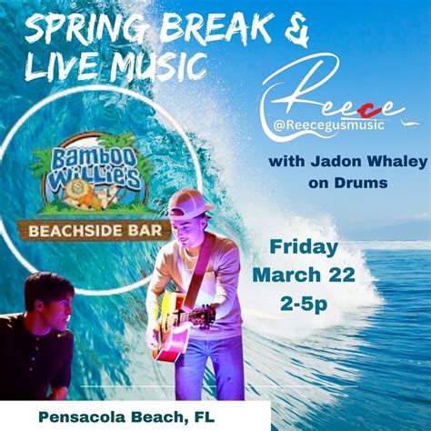Bamboo Willys - Live music with Reece, Bamboo Willie's, Pensacola, 22 ...