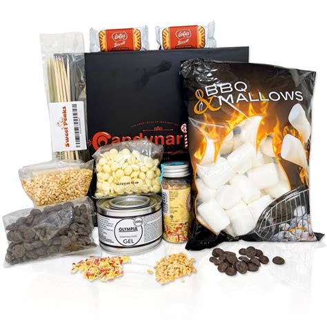 Buy Marshmallow Toasting Kit - Smores Kit with Giant Marshmallows for ...