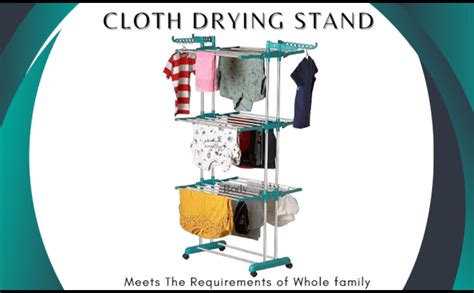 SUNDRY Stainless Steel Belly-Big Premium Foldable Cloth Drying Stand ...