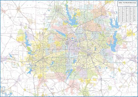 Map Of Dallas Fort Worth _ Dallas - OGFXK