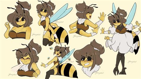 A adorable bee girl by glowyskull : MoeMorphism