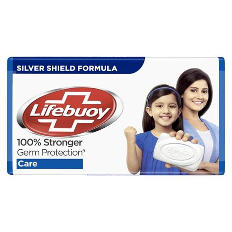 Lifebuoy Soap Bar - Care, 100% Better Germ Protection, 100 gm 1N ...