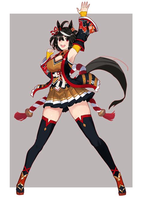 배경 화면 : 애니메이션 소녀들, Uma Musume Pretty Derby, horse girls, 동물 귀, Kitasan ...