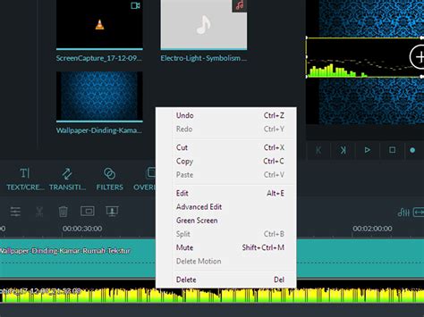Image result for Filmora 9 Audio Spectrum