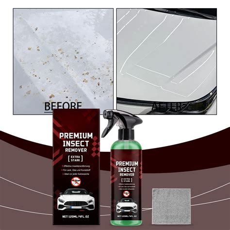 Premium Insect Remover Spray for Cars Extra Strong Formula, 120ml ...
