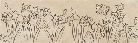 Flowers - Benode Behari Mukherjee - Bengal School Indian Art Painting ...