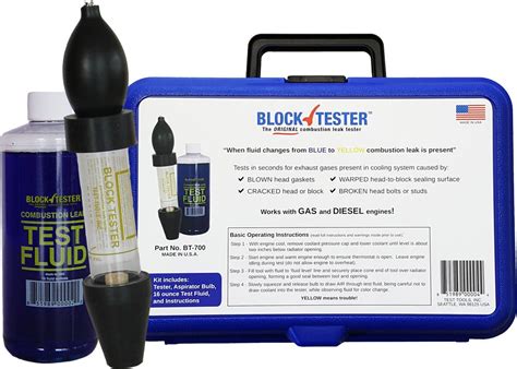 Image result for Engine Block Test Kit Instructions