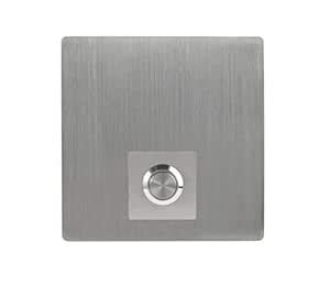 MSH Modern Stainless Hardware Model S3 Stainless Steel Doorbell Button ...