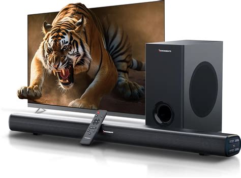 CrossBeats Blaze B600 Max 2.1 Home Theatre 325W Sound bar for TV with ...