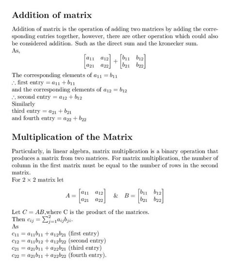 Image result for How Do You Add Matrix