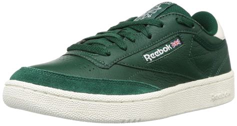 Buy Reebok Men Club C 85 Mu Dark Green/Chalk Tennis Shoes-10 UK/India ...