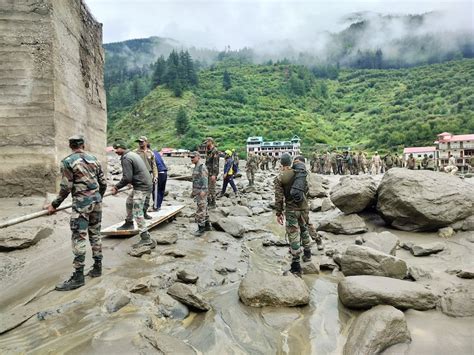 Uttarkashi Cloudburst Highlights: Army sends infantry, engineering ...