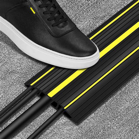 Floor Cable Cover, 3M Outdoor Cable Protector, Heavy Duty Wire Cover ...