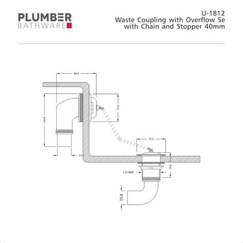 Best Waste Coupling tap in India | U-1812 | Plumber Bathware