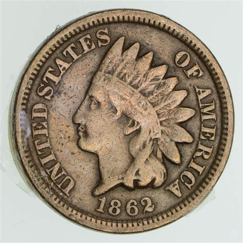 1862 - Indian Head Cent - Copper Nickel | Property Room